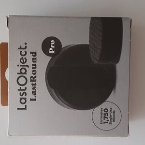 LastRound Pro Black Makeup or Nail Polish Remover - 1 Case and 7 Reusable Rounds
